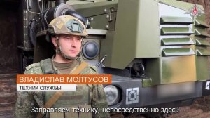 Работа военнослужащих службы ГСМ группировки войск «Центр»