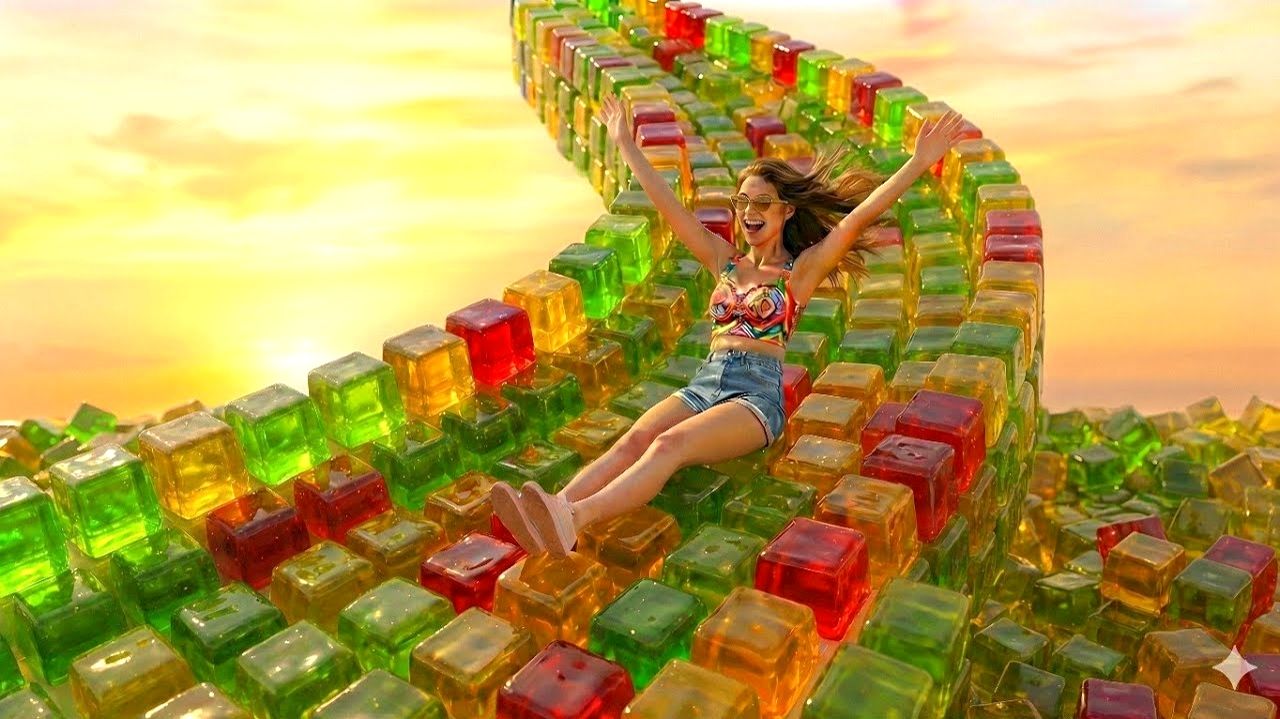 Какую безумную горку вы бы выбрали? Невероятно приятное расслабляющее ASMR-видео