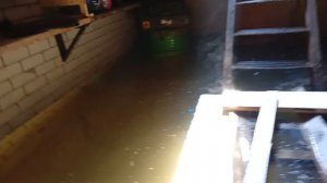 2026.04.24 Затопило подвал гаража.