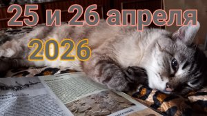 25 и 26 апреля 2026. Апрелести...