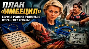 Урсула сошла с ума, а Европа ей аплодирует!  Италия-морг, немецкий вермахт 2.0 и возвращение Манижи