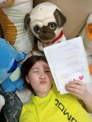 я веду первый урок у своих деток