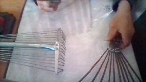 Сад огород.Самодельные веерные грабли.