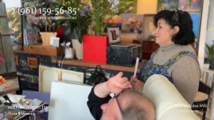 Гладиолусы маслом — второй сеанс. Доводим картину до результата | мастер-класс Сахарова