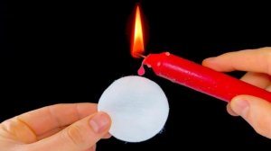 Просто налейте свечной воск на вату! Вы будете поражены этим изобретением!