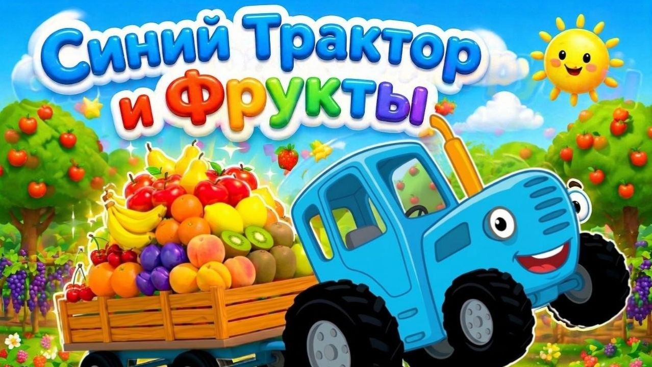Синий Трактор и Фрукты! Мультик для малышей