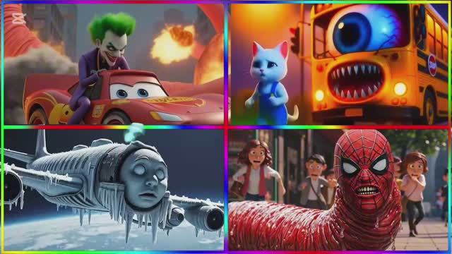 ЧЕЛОВЕК-ПАУК против ШКОЛЬНОГО АВТОБУСА под музыку COFFIN DANCE 🔥