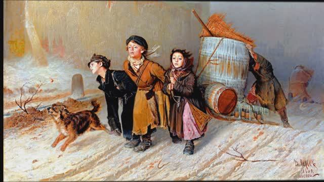 Оживление картины №1 Тройка В.Перов