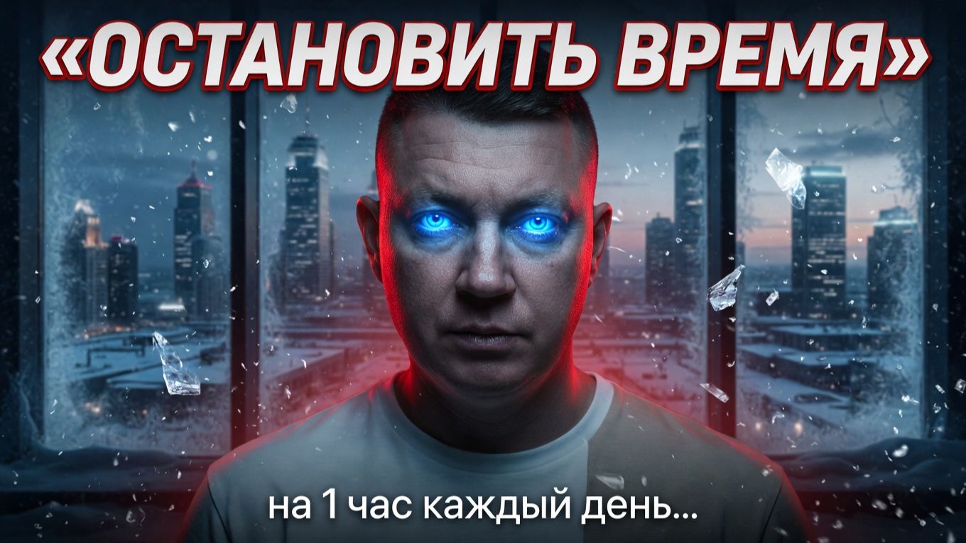 ОСТАНОВКА ВРЕМЕНИ на 1 час каждый день