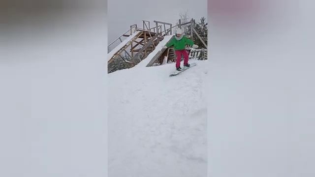 Катаемся на сноуборде и вспоминаем наших Женщин