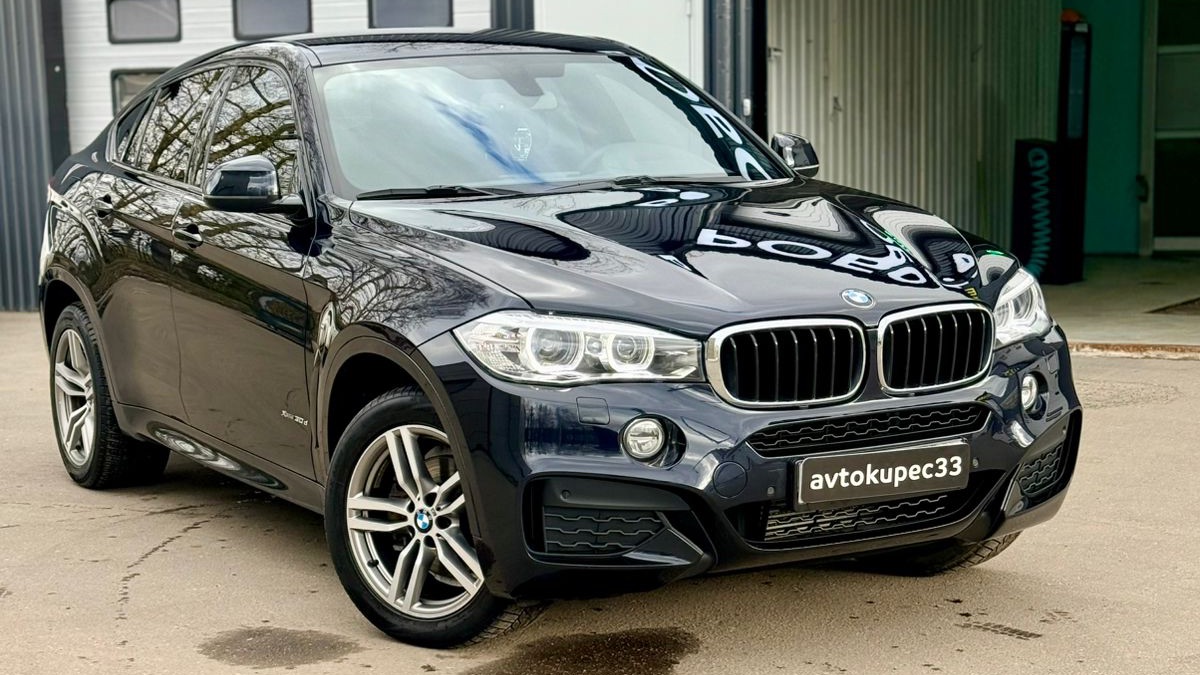 BMW X6 F16 30D, 2019 год, 3.0 дизель(249л.с) ☎️8-9004789734
