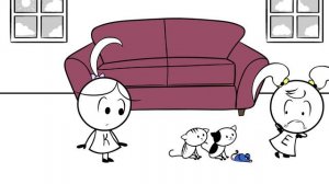 Cats Takeover EK Doodles! Toddlers Vs Cats Cute Video