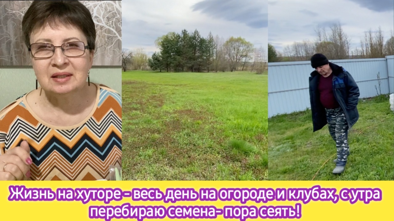 Жизнь на хуторе - весь день на огороде и на клумбах, с утра перебираю семена - пора сеять