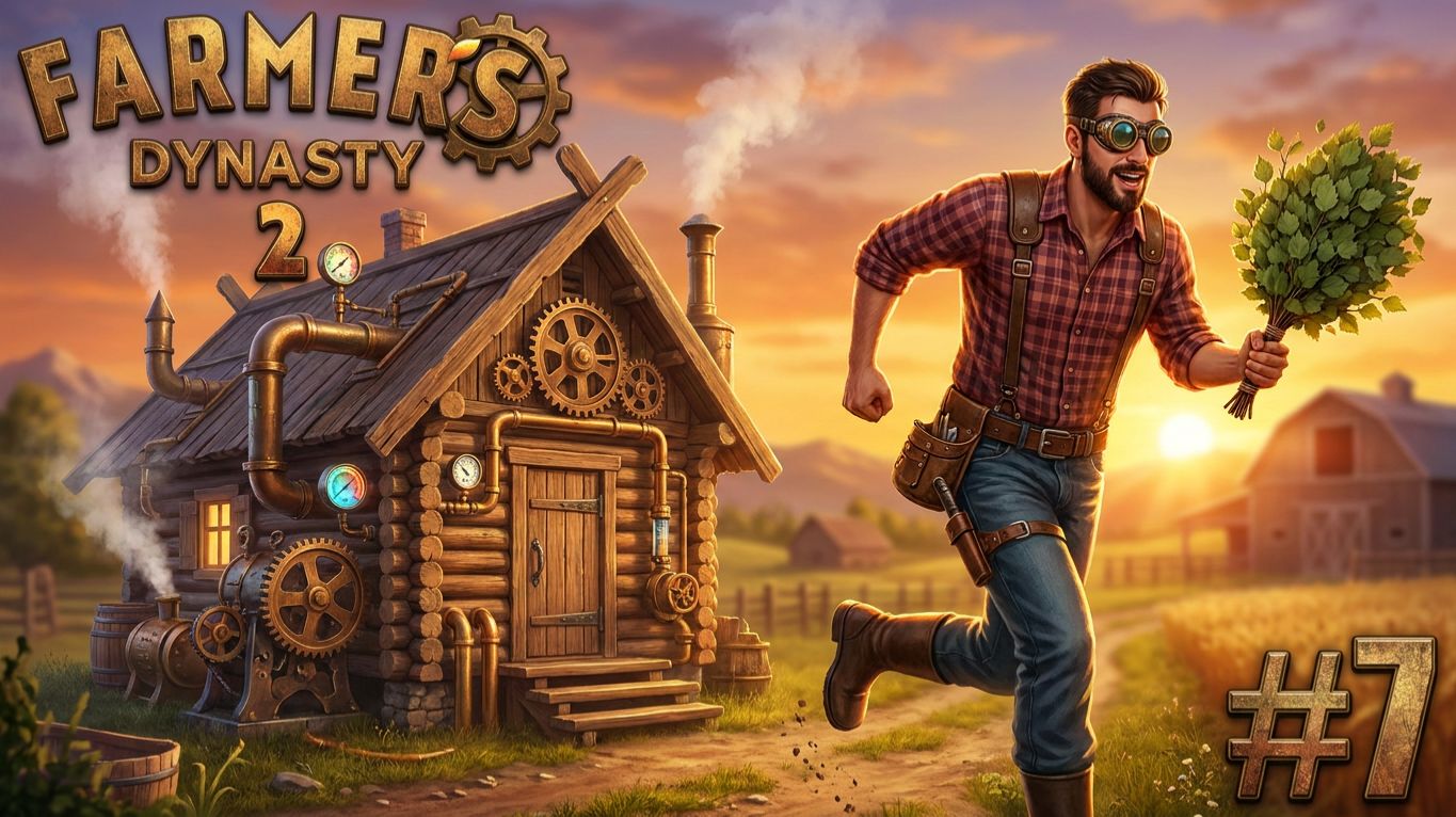 Farmer's Dynasty 2 - ОБНОВЛЕНИЕ ДОМА или КАК Я ИСКАЛ ГДЕ ПОМЫТЬСЯ\Эпизод 7