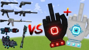 Какое Оружие TaCZ Самое Сильное ПРОТИВ Адской Перчатки и БОГАТОЙ РУКИ в МАЙНКРАФТ?