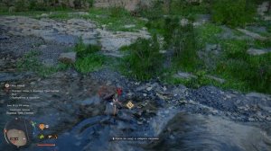 Crimson Desert Изучите следы у водопада Трех Святых