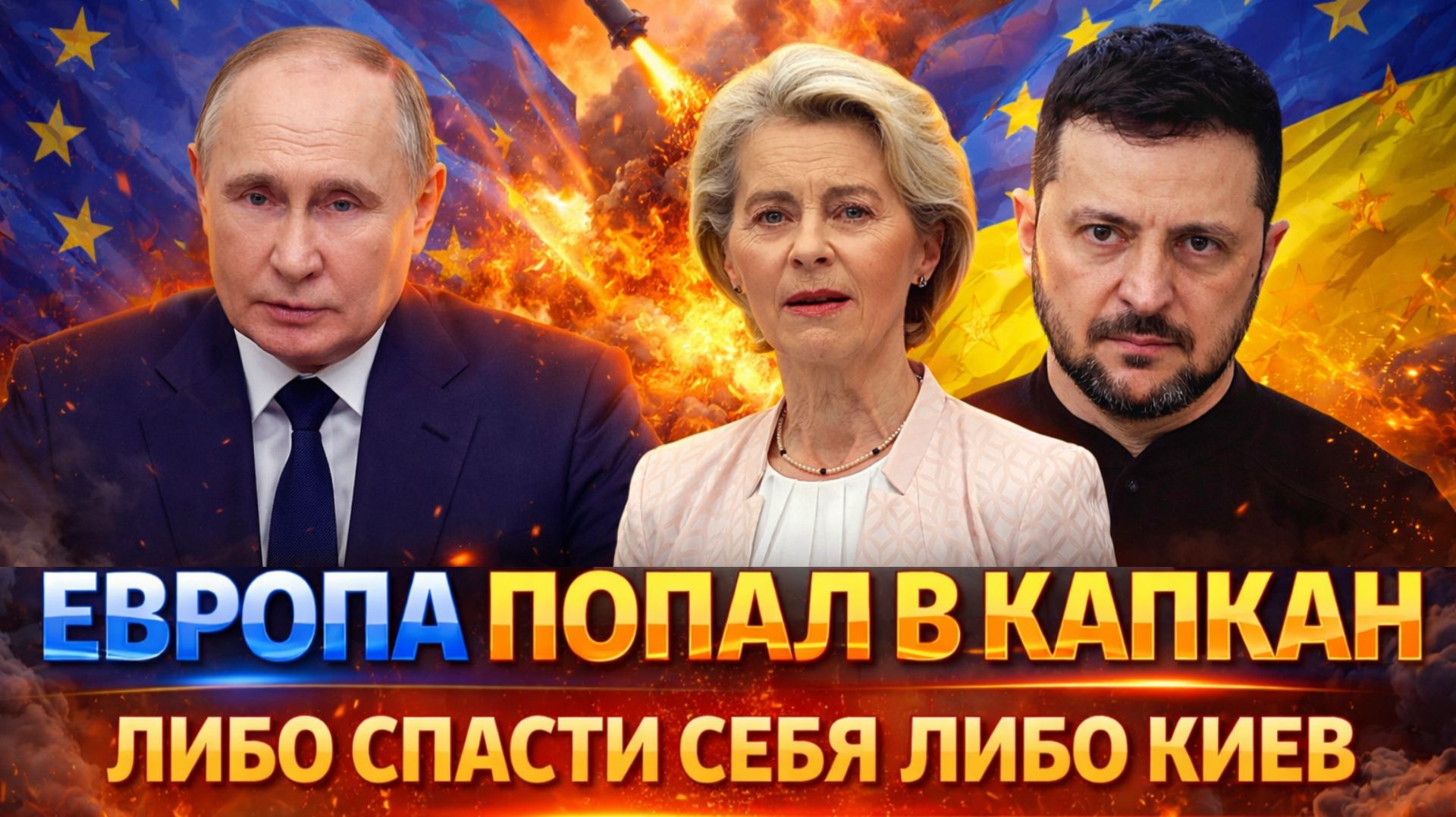 Европа попала в капкан// Либо спасти себя либо Украину! Зеленский решить что делать с ЕС