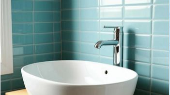 Замена раковины в ванной.