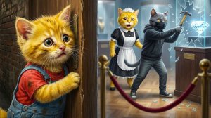 Рыжий котёнок разоблачает таинственного вора – правда шокирует всех!