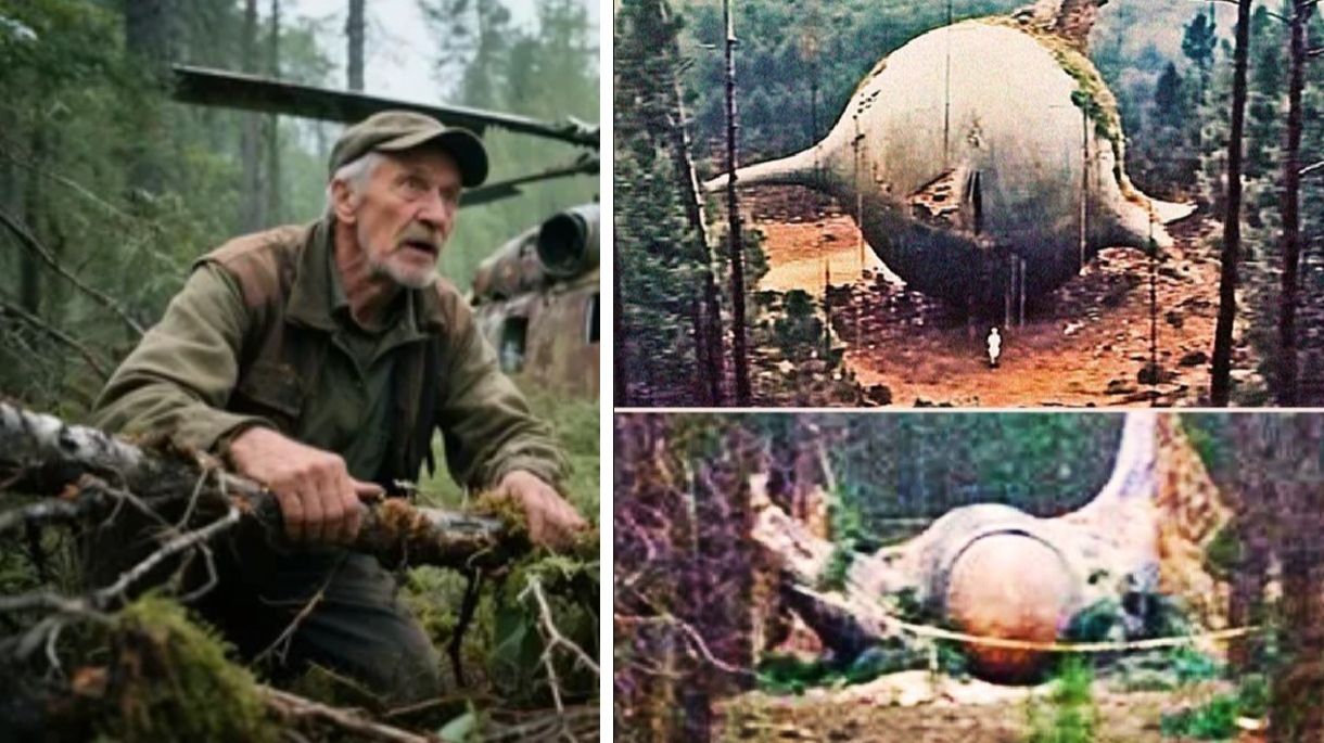 В тайге лесник набрел на странный объект