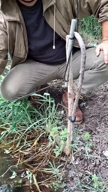 ловушка для рыбы #кустарниковоеремесло #ловушка #рыба #выживание #вглуши #trap #fish #surviva