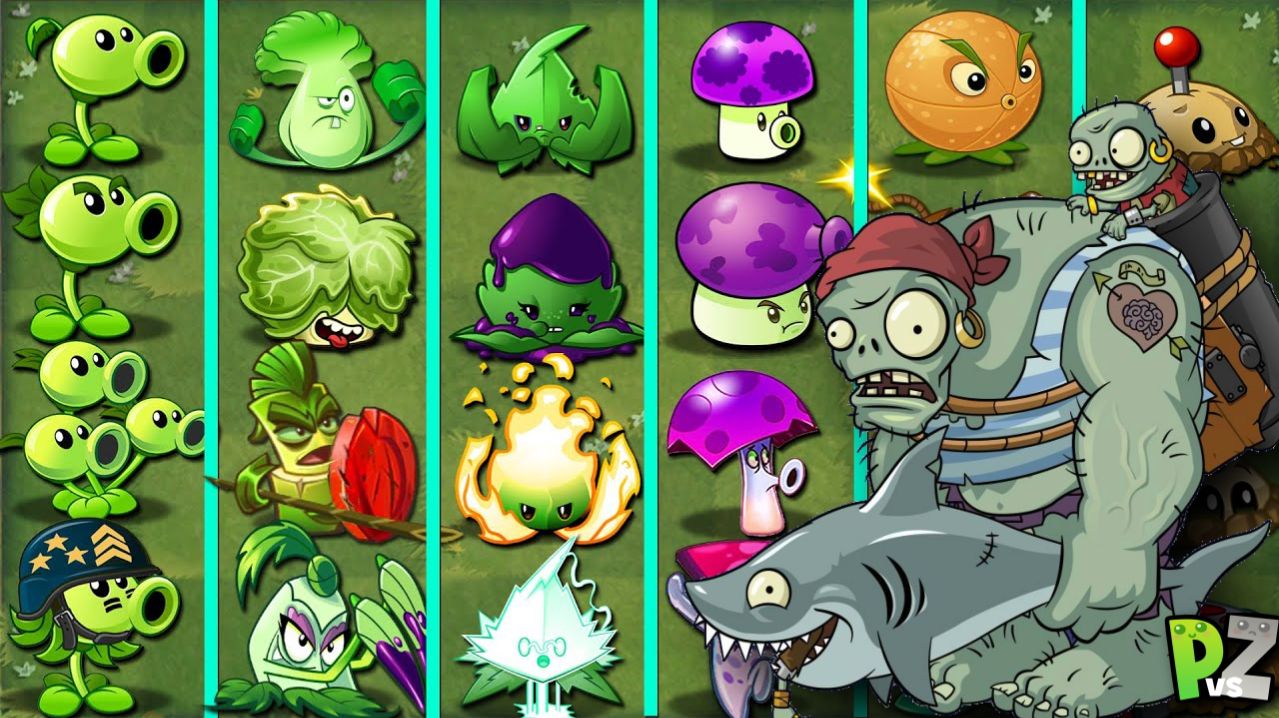 Зомби против растений Plants vs Zombies ПвЗ Растения против Зомби PvZ Fusion Битва прохождение