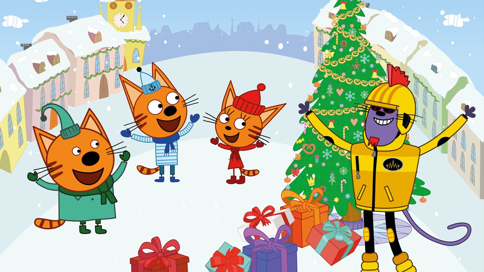 Три кота - мультфильм | Мультики три кота смотреть | Сборник серий мультиков три кота