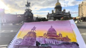 Санкт-Петербург в графическом стиле