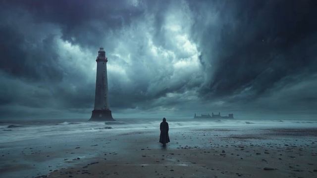 Deep Focus    Stormy Shoreline  Cinematic Dark Ambient Music for Study