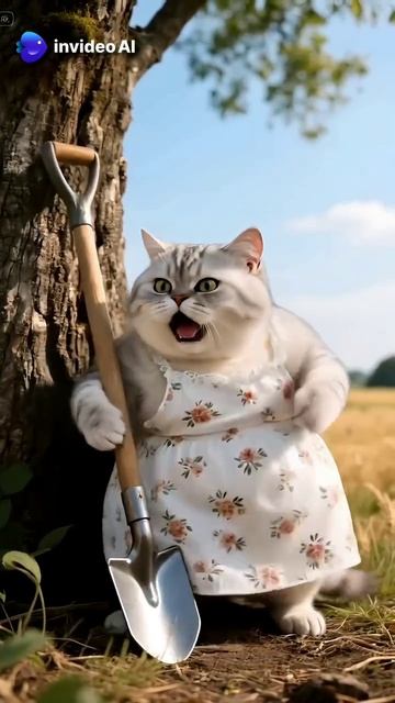 Рыжий кот и его жена