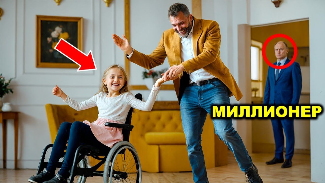 Миллионер застал водителя, танцующего с его парализованной дочерью — это шокировало всех