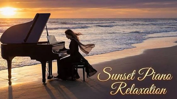 Шум моря + пианино 3 часа;)