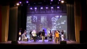 Сцена В Городе (ген.репетиция)! Сердце Деда! Театр ТСМ ДК Исток Фрязино! Режиссёр Алексей Михайлов!