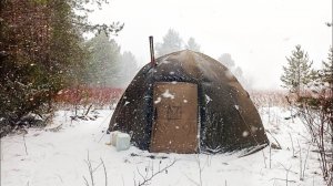 Завалило снегом! Добыли селезней в метель. Застряли на острове. 7 дней в палатке. Ч3. Архив 2024.
