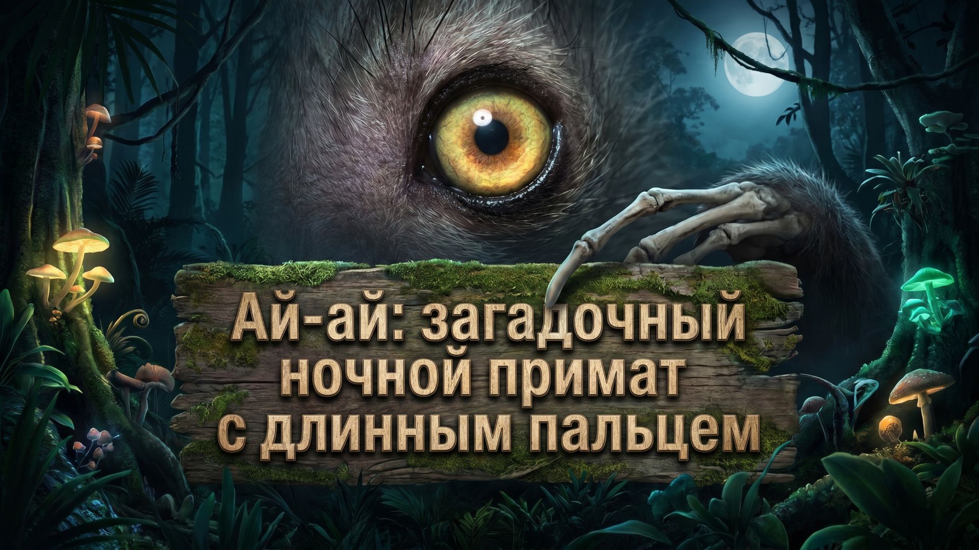 Кто такой ай-ай? Самый необычный лемур в мире