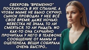 Истории из жизни|Свекровь временно поселилась|Аудио рассказы|Аудиокниги слушать онлайн