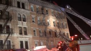 FDNY Fighting 4 Alarm Fire on 85th street and Amsterdam Avenue