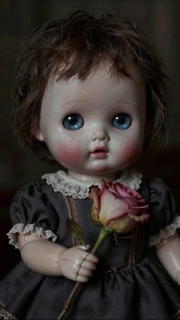 Тайна старинной куклы с розой #куклы #ностальгия #тайна