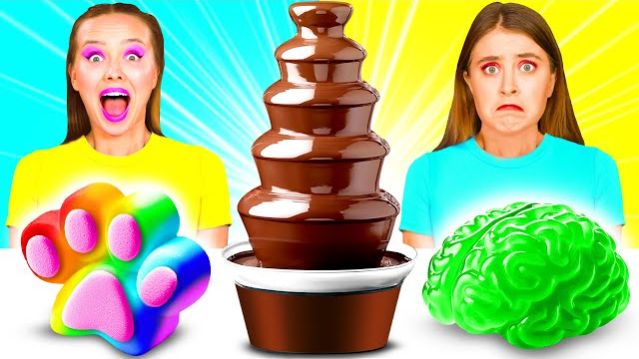 Шоколадный Фонтан Челлендж  Смешные Ситуации с Едой