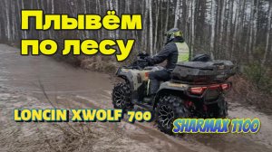 Плывём по лесу - LONCIN 700 MUD и новый SHARMAX 1100.