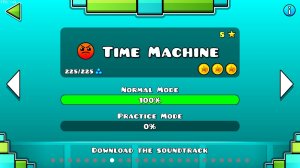 прохождение Time Machine  100%(geometry dash)