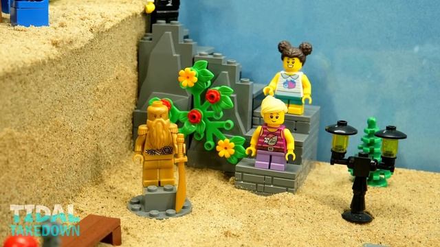 17. Rich vs Poor - Lego Tsunami Dam Breach Experiment - Wave Machine Destroys Luxury Mansion смотреть онлайн