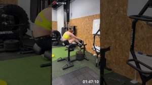 Шамраева Мария , ТФ Люберцы, тренер ВП, количество повторений 70.