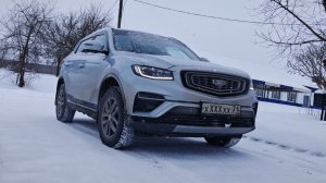 Belgee X70 зимой.