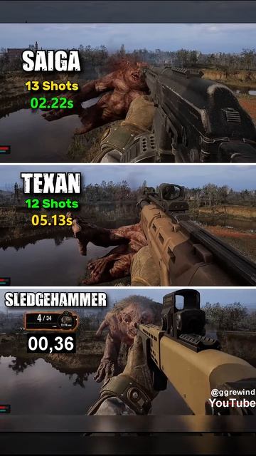 Какой Дробовик ЛУЧШИЙ в СТАЛКЕР 2? Кувалда разочаровала