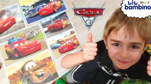 ПАЗЛЫ ТАЧКИ 3 Молния МакКуин, Мэтр и Салли. СОБИРАЕМ ПАЗЛЫ для детей с Nikita TV