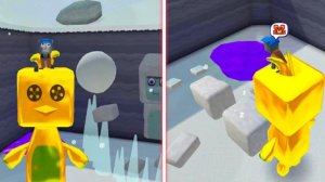 Йети сражается с Шикой в игре Super Bear Adventure/прохождение игры Супер Медведь🐻💫