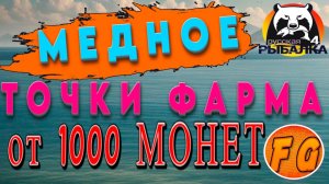 ФАРМ БОЛЕЕ 1000 МОНЕТ за ЧАС. Медное точки фарма. Русская рыбалка 4. рр4. Russian Fishing 4