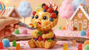 Мило или жутко? Сладкие малыши от ИИ 🍰👶 | Лучшее ASMR видео с ИИ