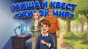 Миша и квест ЖИВОЙ МИР — приключение, которое оторвёт от компьютера!